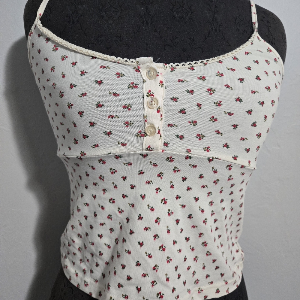 Floral Cream Women's Top